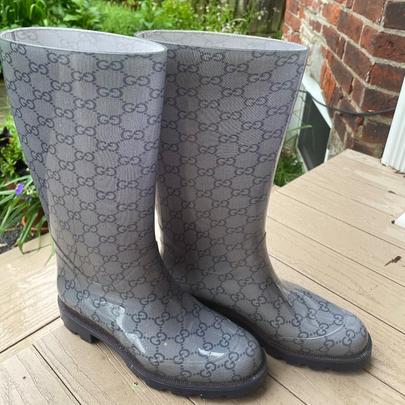 Gucci Rain Boots - Picture 1 of 2